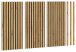 Schallschutzpaneel >Silence< in Anthrazit / Artisan Eiche - 40x80x2 (BxHxT)