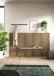 Schallschutzpaneel >Silence< in Anthrazit / Artisan Eiche - 40x120x2 (BxHxT)