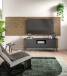 Schallschutzpaneel >Silence< in Anthrazit / Artisan Eiche - 40x120x2 (BxHxT)