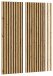 Schallschutzpaneel >Silence< in Anthrazit / Artisan Eiche - 40x120x2 (BxHxT)