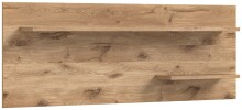 Wandboard >Woody< in Nox Oak - 160x60x20cm (BxHxT)