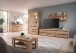 Wandboard >Woody< in Nox Oak - 160x60x20cm (BxHxT)