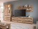 Wandboard >Woody< in Nox Oak - 160x60x20cm (BxHxT)