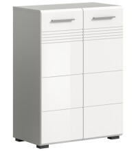 Midischrank >Copa< in Hellgrau / Weiß...