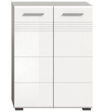 Midischrank >Copa< in Hellgrau / Weiß...