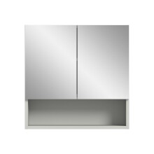 Badezimmerspiegelschrank >Copa< in Hellgrau -...