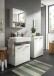 Badezimmerspiegelschrank >Copa< in Hellgrau - 55x55x17cm (BxHxT)