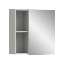 Badezimmerspiegelschrank >Copa< in Hellgrau - 55x55x17cm (BxHxT)