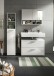 Badezimmerspiegelschrank >Copa< in Hellgrau - 74x55x17cm (BxHxT)