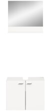Waschbeckenunterschrank >Boston< in Weiß - 57x44x33cm (BxHxT)