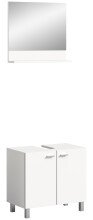 Waschbeckenunterschrank >Boston< in Weiß - 57x44x33cm (BxHxT)