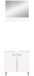 Waschbeckenunterschrank >Boston< in Weiß - 57x44x33cm (BxHxT)
