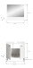 Waschbeckenunterschrank >Boston< in Weiß - 57x44x33cm (BxHxT)