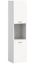 Hochschrank >Boston< in Weiß - 30x125x29cm...