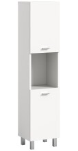 Hochschrank >Boston< in Weiß - 30x125x29cm (BxHxT)