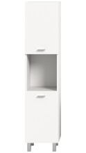 Hochschrank >Boston< in Weiß - 30x125x29cm (BxHxT)