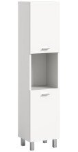 Hochschrank >Boston< in Weiß - 30x125x29cm (BxHxT)