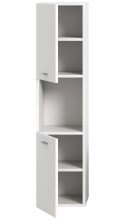 Hochschrank >Boston< in Weiß - 30x125x29cm (BxHxT)