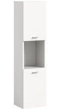 Hochschrank >Boston< in Weiß - 30x125x29cm (BxHxT)