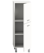 Hochschrank >Boston< in Weiß - 30x80x29cm (BxHxT)