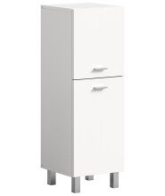 Hochschrank >Boston< in Weiß - 30x80x29cm (BxHxT)