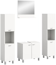 Badezimmer-Set >Boston< in Weiß - 137x186x33cm (BxHxT)