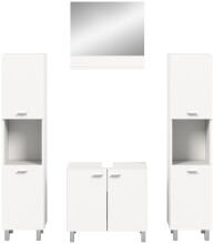 Badezimmer-Set >Boston< in Weiß - 137x186x33cm (BxHxT)