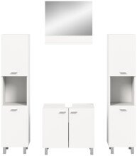 Badezimmer-Set >Boston< in Weiß - 137x186x33cm (BxHxT)