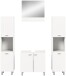 Badezimmer-Set >Boston< in Weiß - 137x186x33cm (BxHxT)