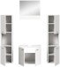 Badezimmer-Set >Boston< in Weiß - 137x186x33cm (BxHxT)
