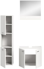 Badezimmer-Set >Boston< in Weiß - 102x186x33cm (BxHxT)