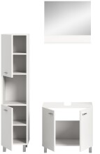 Badezimmer-Set >Boston< in Weiß - 102x186x33cm (BxHxT)