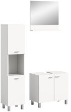 Badezimmer-Set >Boston< in Weiß - 102x186x33cm (BxHxT)