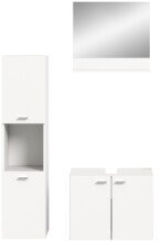 Badezimmer-Set >Boston< in Weiß - 102x186x33cm (BxHxT)