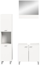 Badezimmer-Set >Boston< in Weiß - 102x186x33cm (BxHxT)