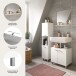 Badezimmer-Set >Boston< in Weiß - 102x186x33cm (BxHxT)