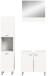 Badezimmer-Set >Boston< in Weiß - 102x186x33cm (BxHxT)