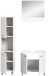 Badezimmer-Set >Boston< in Weiß - 102x186x33cm (BxHxT)