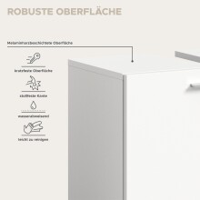 Badezimmer-Set >Boston< in Weiß - 137x186x33cm (BxHxT)