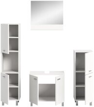 Badezimmer-Set >Boston< in Weiß - 137x186x33cm (BxHxT)