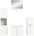 Badezimmer-Set >Boston< in Weiß - 137x186x33cm (BxHxT)
