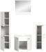 Badezimmer-Set >Boston< in Weiß - 137x186x33cm (BxHxT)