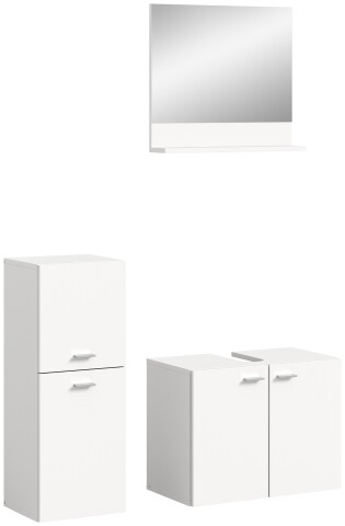 Badezimmer-Set >Boston< in Weiß - 102x186x33cm (BxHxT)