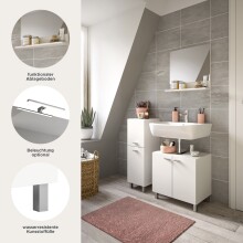 Badezimmer-Set >Boston< in Weiß - 102x186x33cm (BxHxT)