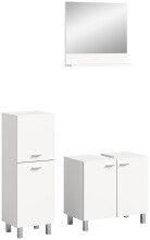 Badezimmer-Set >Boston< in Weiß - 102x186x33cm (BxHxT)