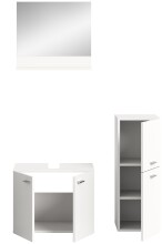 Badezimmer-Set >Boston< in Weiß - 102x186x33cm (BxHxT)