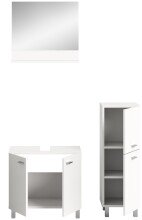 Badezimmer-Set >Boston< in Weiß - 102x186x33cm (BxHxT)
