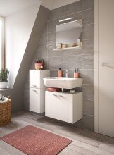 Badezimmer-Set >Boston< in Weiß - 102x186x33cm (BxHxT)