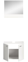 Badezimmer-Set >Boston< in Weiß - 57x186x33cm (BxHxT)