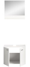 Badezimmer-Set >Boston< in Weiß - 57x186x33cm (BxHxT)